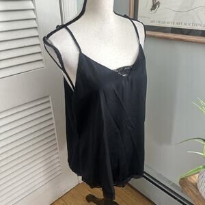 Highline Collective Top Womens Large Black Cami Strappy Dainty Minimalist